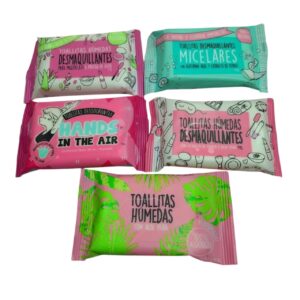 toallitas humedas/desmaquillantes/desodorante