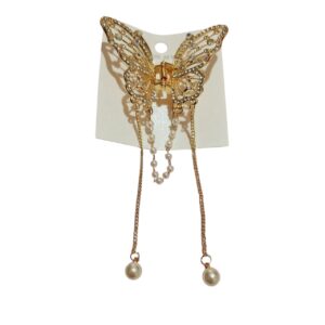 Broche mariposa de strass