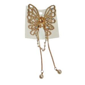 Broche mariposa de strass