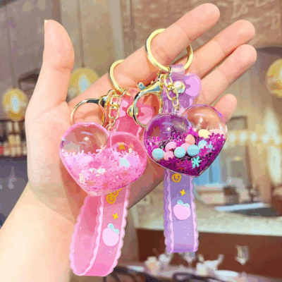 llavero acrílico corazon