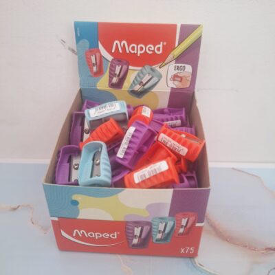 SACAPUNTAS PLASTICO X UNIDAD