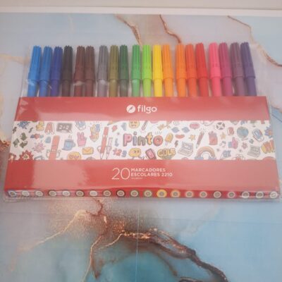 MARCADORES ESCOLARES X 20 UNIDADES