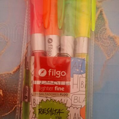 RESALTADORES FLUOR X 4 UNIDADES