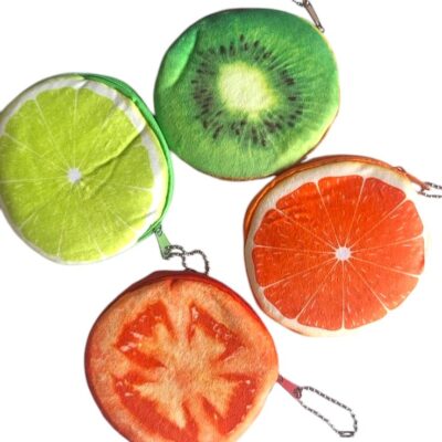 MONEDEROS DE FRUTAS