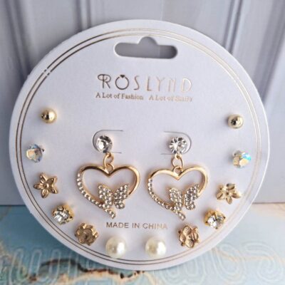 ARO CORAZON DORADO PACK DE 7 PARES