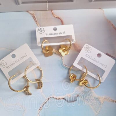 AROS ARGOLLA DE ACERO QUIRURGICO