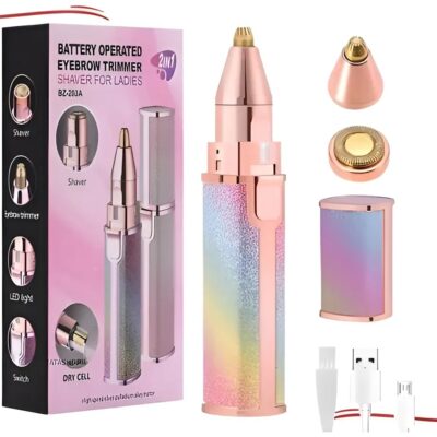 DEPILADOR ELECTRICO DOBLE CABEZAL