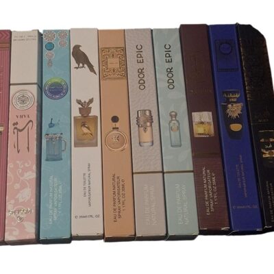 perfume tubitos  árabes precio es por caja unid $ 1800