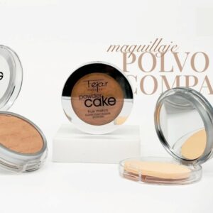 Powder Cake True Match Con Espejo y Cisne